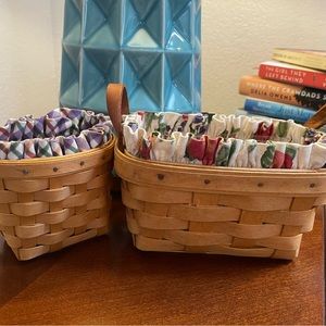 Longaberger Baskets Tea & Oregano like new condition